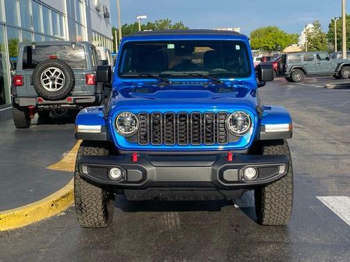 Hydro Blue Pearlcoat 2024 Jeep Wrangler Rubicon