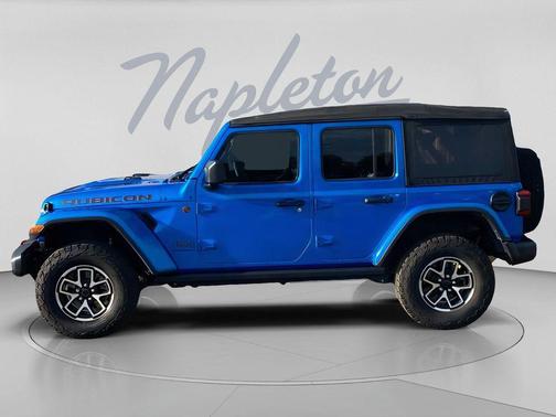 Hydro Blue Pearlcoat 2024 Jeep Wrangler Rubicon