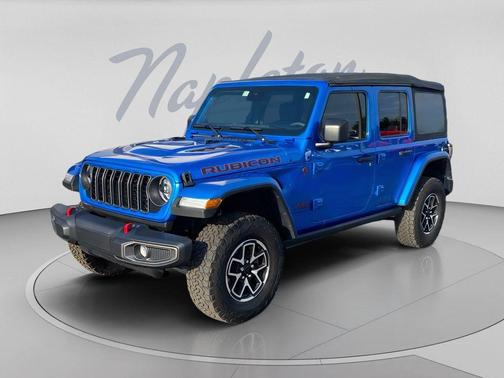 Hydro Blue Pearlcoat 2024 Jeep Wrangler Rubicon
