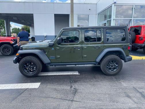 Sarge Green Clearcoat 2023 Jeep Wrangler 4xe Willys