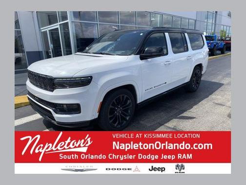 Bright White Clearcoat 2024 Jeep Grand Wagoneer L Series II 4x4