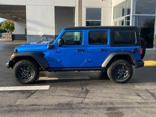 Hydro Blue Pearlcoat 2023 Jeep Wrangler 4xe Willys