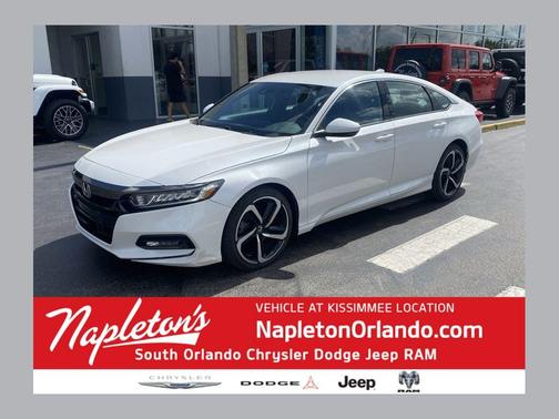 Platinum White Pearl 2019 Honda Accord Sport
