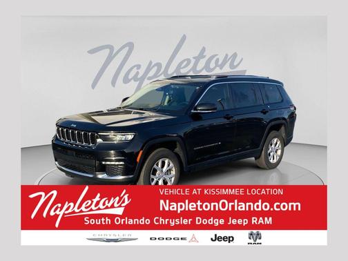 Diamond Black Crystal Pearlcoat 2022 Jeep Grand Cherokee L Limited