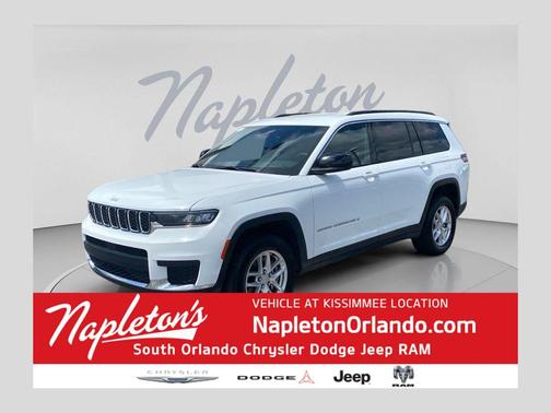 Bright White Clearcoat 2024 Jeep Grand Cherokee L Laredo