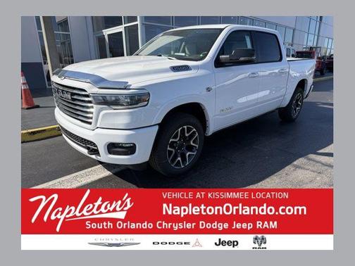 Bright White Clearcoat 2026 RAM 1500 Laramie