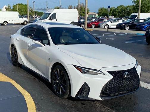 Ultra White 2021 Lexus IS 350 Base