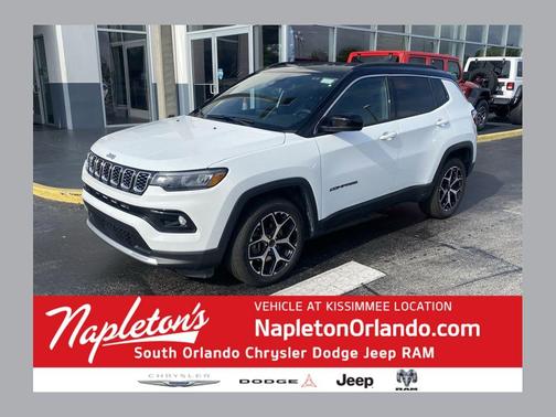Bright White Clearcoat 2025 Jeep Compass Limited