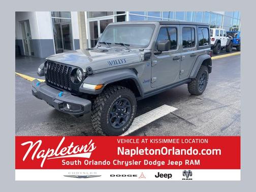 Sting-Gray Clearcoat 2023 Jeep Wrangler 4xe Willys