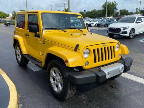 Baja Yellow Clearcoat 2015 Jeep Wrangler Sahara