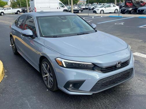 Gray 2024 Honda Civic Touring