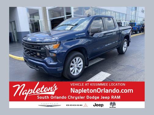 Northsky Blue Metallic 2022 Chevrolet Silverado 1500 Custom