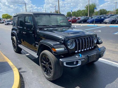 Black Clearcoat 2023 Jeep Wrangler 4xe Sahara