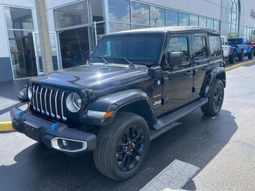 Black Clearcoat 2023 Jeep Wrangler 4xe Sahara
