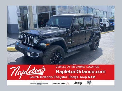 Black Clearcoat 2023 Jeep Wrangler 4xe Sahara
