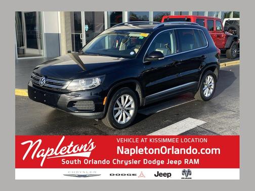 Deep Black 2017 Volkswagen Tiguan 2.0T Wolfsburg Edition