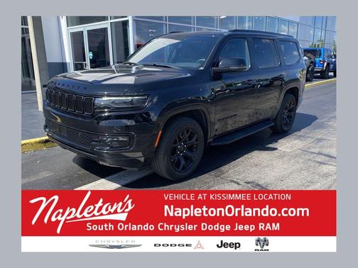 Diamond Black Crystal Pearlcoat 2024 Jeep Wagoneer Series II Carbide 4x4