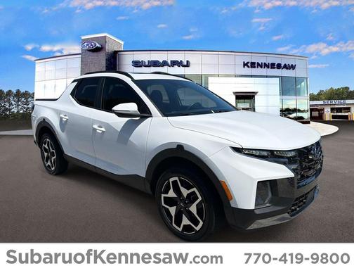 Atlas White 2024 Hyundai SANTA CRUZ Limited