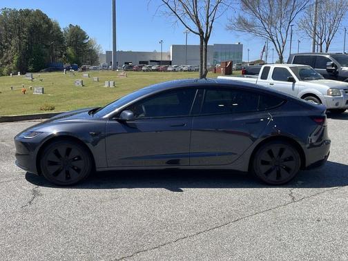 Stealth Grey 2025 Tesla Model 3 Long Range