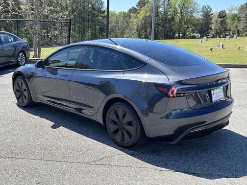 Stealth Grey 2025 Tesla Model 3 Long Range