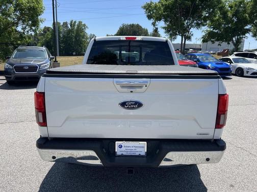 White Platinum Clearcoat Metallic 2018 Ford F-150 Lariat