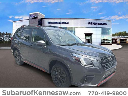 Gray Metallic 2023 Subaru Forester Sport