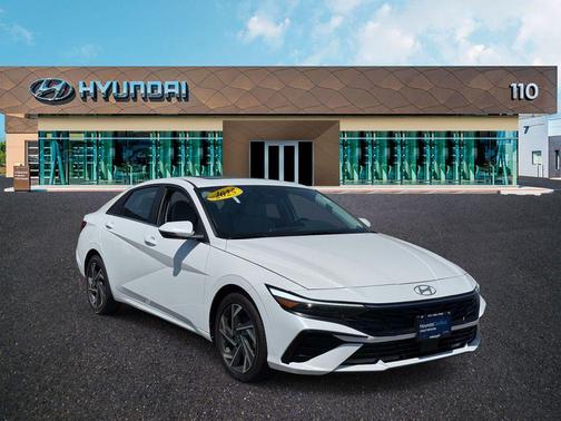 Serenity White 2025 Hyundai ELANTRA Limited