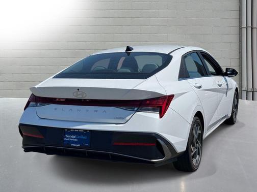 Serenity White 2025 Hyundai ELANTRA Limited