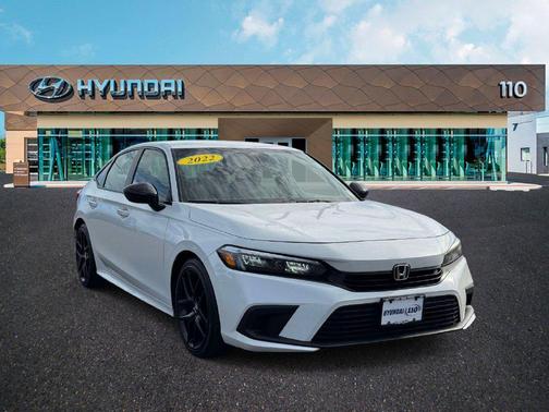 Platinum White Pearl 2022 Honda Civic Sport
