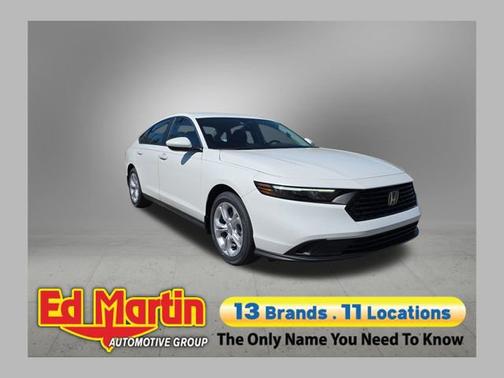 Platinum White Pearl 2026 Honda Accord LX
