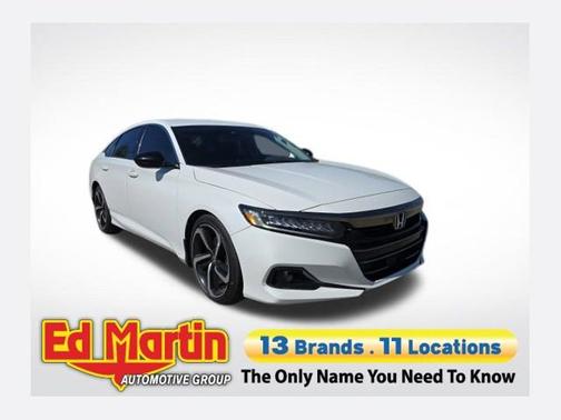 White 2022 Honda Accord Sport SE