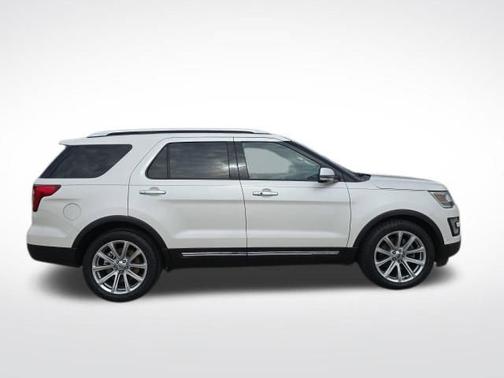 White Platinum Clearcoat Metallic 2016 Ford Explorer Limited