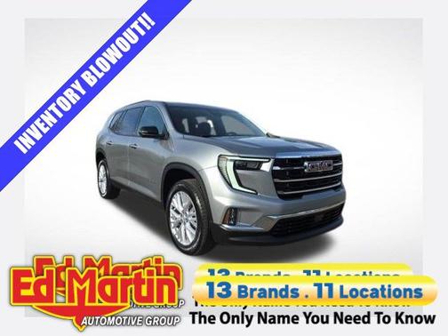 Sterling Metallic 2025 GMC Acadia FWD Elevation