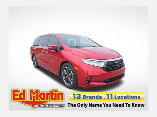 Radiant Red 2024 Honda Odyssey Elite