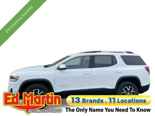 Summit White 2023 GMC Acadia SLE