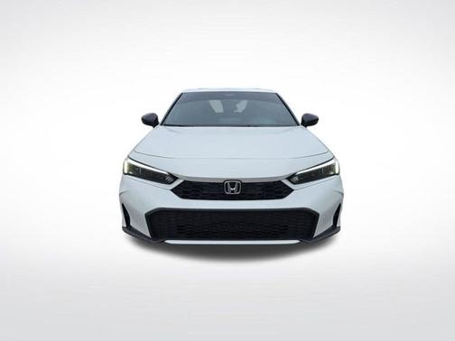 White 2025 Honda Civic Hybrid Sport