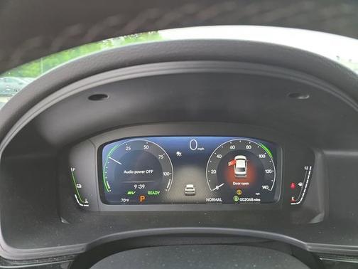 White 2025 Honda Civic Hybrid Sport