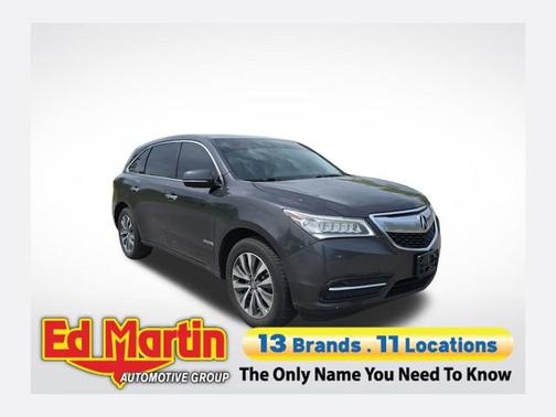Gray 2015 Acura MDX 3.5L Technology Pkg/w Entertainment Pkg