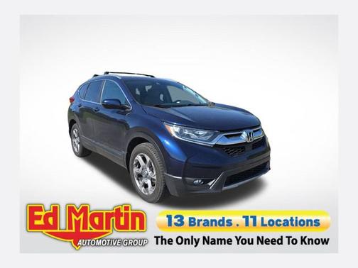 Blue 2019 Honda CR-V EX-L
