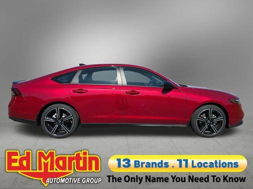 Radiant Red 2026 Honda Accord Hybrid Sport