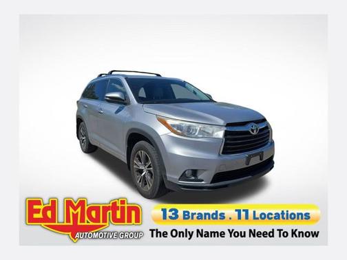 Silver Sky Metallic 2016 Toyota Highlander XLE