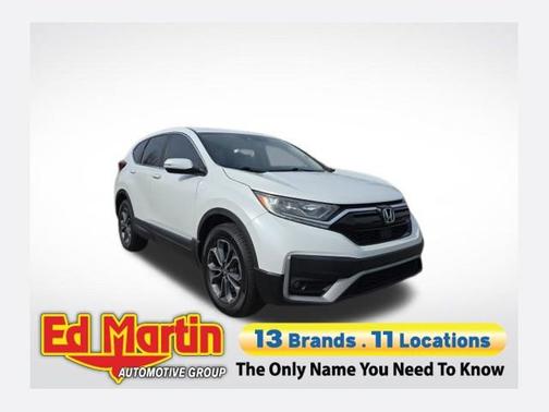 White 2021 Honda CR-V EX-L