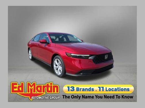 Radiant Red 2026 Honda Accord LX
