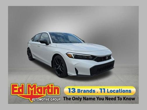 Platinum White Pearl 2026 Honda Civic Sport