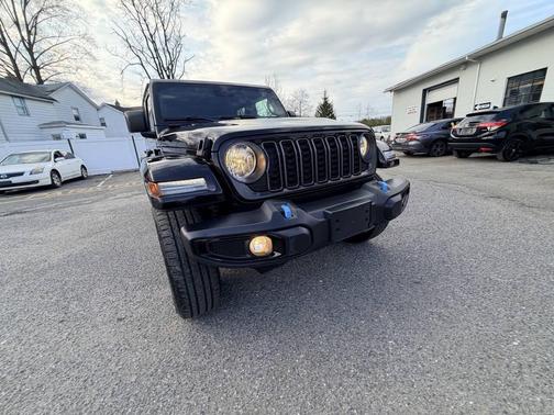 Black 2024 Jeep Wrangler 4xe Sport S