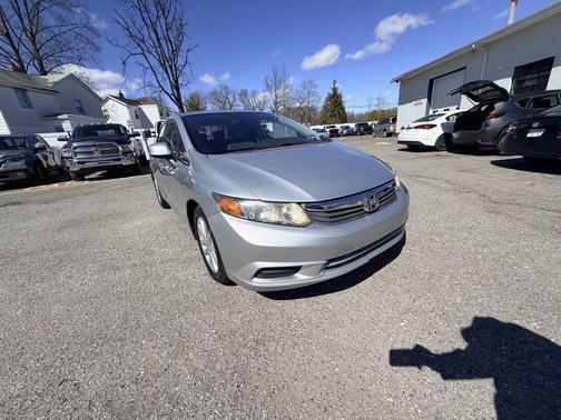 Silver 2012 Honda Civic EX-L