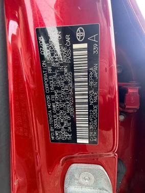 Red 2008 Toyota Yaris S
