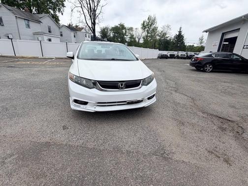 White 2012 Honda Civic EX-L