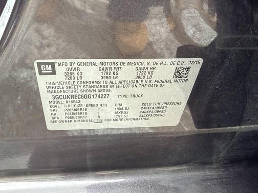 2016 Chevrolet Silverado 1500 2LT