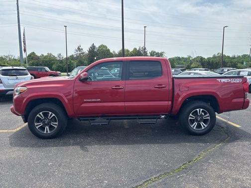 Red 2017 Toyota Tacoma TRD Sport